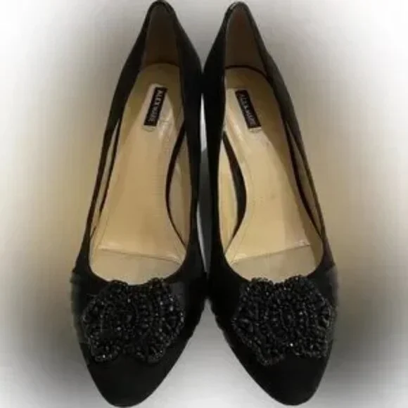 Alex Marie | Shoes | Alex Marie Black Sequin Dress Shoe Size 8m | Poshmark
